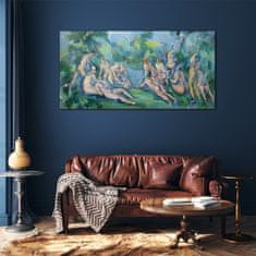 COLORAY.SK Sklenený obraz Kúpanie paul cézanne 120x60 cm