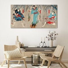 COLORAY.SK Sklenený obraz Ázie kimono samurai 120x60 cm