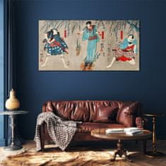 COLORAY.SK Sklenený obraz Ázie kimono samurai 120x60 cm