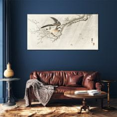 COLORAY.SK Sklenený obraz Pobočky zvierat vtákov 120x60 cm
