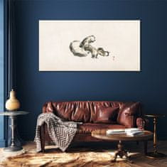 COLORAY.SK Sklenený obraz Moderné huba kreslenie 120x60 cm