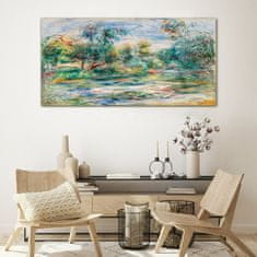 COLORAY.SK Skleneny obraz Moderné abstrakcie lesa 120x60 cm
