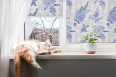 COLORAY.SK Roleta na okno Modré kvety Žaluzija za propuščanje svetlobe 120x240 cm