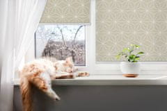 COLORAY.SK Roleta na okno Biele bodky spojené bodkami Žaluzija za propuščanje svetlobe 70x140 cm