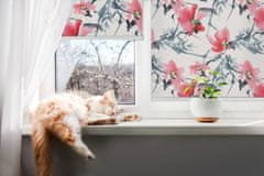 COLORAY.SK Roleta na okna Kvety Žaluzija za temnitev (s podlogo) 140x140 cm