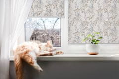 COLORAY.SK Roleta na okno Biele kvety Žaluzija za propuščanje svetlobe 70x140 cm