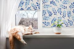 COLORAY.SK Roleta na okno Modré listy Žaluzija za propuščanje svetlobe 150x180 cm