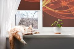 COLORAY.SK Roleta na okno Oranžová abstrakcia Žaluzija za propuščanje svetlobe 80x180 cm