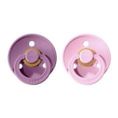 BIBS BIBS Colour cumliky z prirodneho kaucuku 2ks - velkost 1 - Lavender / Baby Pink