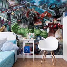 Vliesová obrazová tapeta Marvel Avengers Assemble, 111391, 300 x 280 cm, Kids @ Home 6