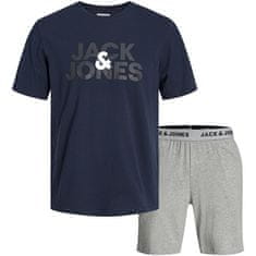 Jack&Jones Pánske pyžamo JACULA Standard Fit 12255000 Navy Blazer (Veľkosť L)