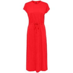 ONLY Dámske šaty ONLMAY Regular Fit 15257472 Flame Scarlet (Veľkosť XS)