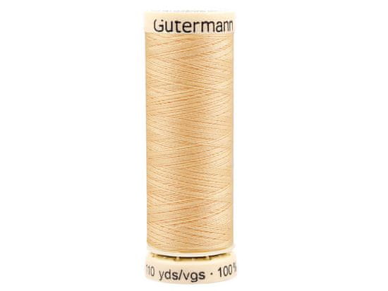 Gutermann Polyesterová priadza návin 100 m Gütermann univerzálna - žltá neapolská