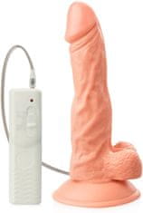 XSARA Realistický vibrátor dildo umělýpenis na přísavce - 77007158