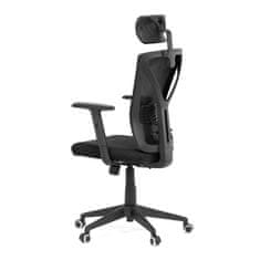 Autronic - Židle kancelářská, černá mesh, plastový kříž - KA-Q851 BK