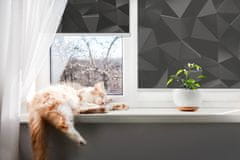COLORAY.SK Roleta na okno Čierna origami Žaluzija za propuščanje svetlobe 80x140 cm
