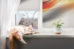 COLORAY.SK Roleta na okno Oranžové vlny Žaluzija za propuščanje svetlobe 70x140 cm