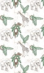 COLORAY.SK Roleta na okno Žirafy slony a listy Žaluzija za propuščanje svetlobe 110x180 cm