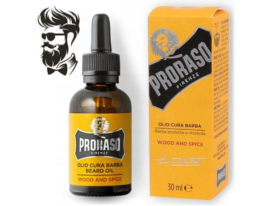 Proraso PRORASO Olej na ošetrovanie brady Wood and Spice 30ml