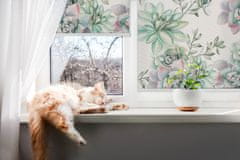 COLORAY.SK Roleta na okna Zelené rastliny Žaluzija za propuščanje svetlobe 110x240 cm