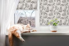 COLORAY.SK Roleta na okno Sivé líšky Žaluzija za temnitev (s podlogo) 80x240 cm
