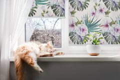 COLORAY.SK Roleta na okna Kvety Žaluzija za temnitev (s podlogo) 110x240 cm