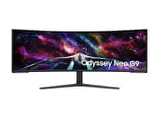 SAMSUNG Odyssey Neo G95NC monitor, 144,78 cm (57), VA, 7680x2160, FreeSync Premium Pro, ukrivljen (LS57CG952NUXEN) - zánovné