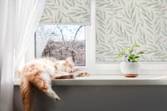 COLORAY.SK Roleta na okna Zelené listy Žaluzija za propuščanje svetlobe 70x140 cm