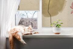 COLORAY.SK Roleta na dvere Kvety Žaluzija za propuščanje svetlobe 70x140 cm