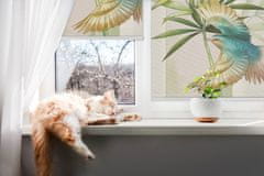 COLORAY.SK Roleta na okno Vtáky v listoch Žaluzija za propuščanje svetlobe 70x140 cm