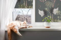 COLORAY.SK Roleta na okno Vtáky s ružovým kríkom Žaluzija za propuščanje svetlobe 70x140 cm