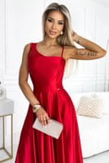 Numoco Dámske šaty 524-1, červená, S