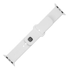 FIXED Set silikónových remienkov Silicone Sporty Strap pre Apple Watch Ultra 49mm FIXSST2-1029-WH, biely