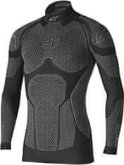 Alpinestars tričko RIDE TECH LS Funkčné černo-šedé XL/2XL