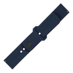 FIXED Set silikónových remienkov Silicone Sporty Strap s Quick Release 20mm pre smartwatch FIXSST2-20MM-BL, modrý