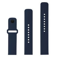 FIXED Set silikónových remienkov Silicone Sporty Strap s Quick Release 20mm pre smartwatch FIXSST2-20MM-BL, modrý