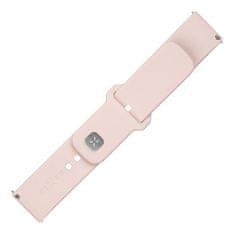 FIXED Set silikónových remienkov Silicone Sporty Strap s Quick Release 22mm pre smartwatch FIXSST2-22MM-PI, ružový