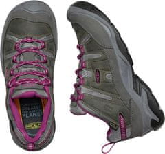 KEEN Dámske kožené tenisky Circadia Wp 1026770 steel grey/boysenberry (Veľkosť 39)