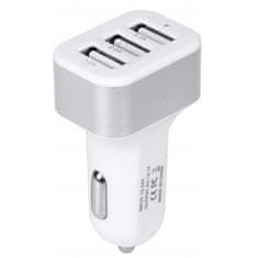 Verk XA020 Autonabíjačka 3x USB 2.1A / 2.0A / 1.0A