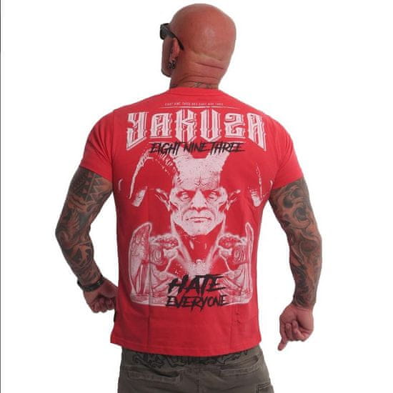 Yakuza Yakuza Pánske tričko Hate - červené