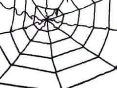 Verk 26044 Umelá pavučina Halloween 90 x 90 cm čierna