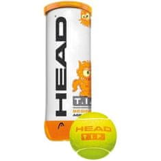 Head TIP Orange 3ks tenisové loptičky balenie tuba 3 ks