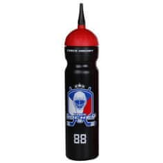 Slovak Hockey športová fľaša s hubicou čierna objem 1000 ml
