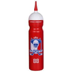 Slovak Hockey športová fľaša s hubicou červená objem 1000 ml