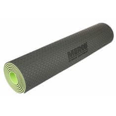 Merco Yoga TPE 6 Double Mat podložka na cvičenie čierna-zelená varianta 40619