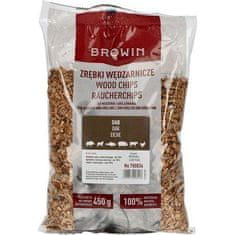 Browin Drevná štiepka na údenie/grilovanie, dub, 450 g, trieda 8 - BIOWIN