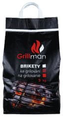 GRILLMAN Brikety na grilovanie 5 kg