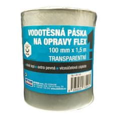 Páska vodotesná na opravy FLEX 100 mm x 1,5 m transparentná