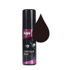 Kaps Profesional Contour Wax 75 ml prípravok na kvalitné ošetrenie a ochranu podrážok na topánkach farba tmavo hnedá