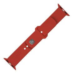 FIXED Set silikónových remienkov Silicone Sporty Strap pre Apple Watch 42/44/45mm FIXSST2-434-RD, červený